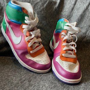 SOLD- Women's Nike Rainbow High tops